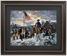Framed Washington at Valley Forge by Edward Moran. Standard or Poster Size.