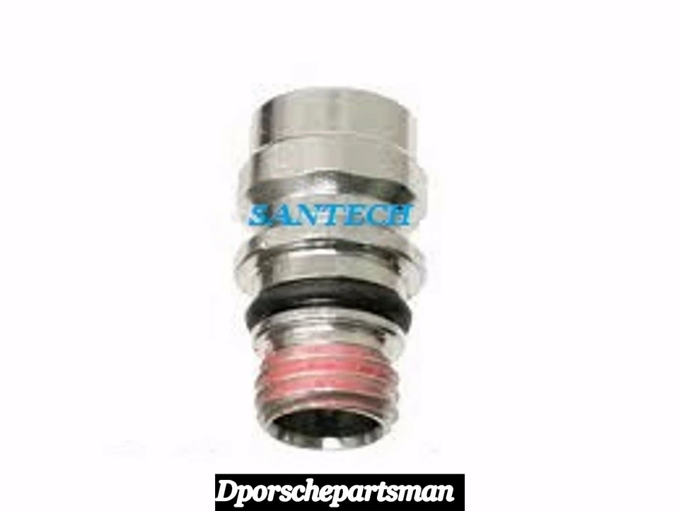 NEW Porsche Cayenne A / C Service Valve - High Side (Pressure) SANTECH - Image 1 of 1