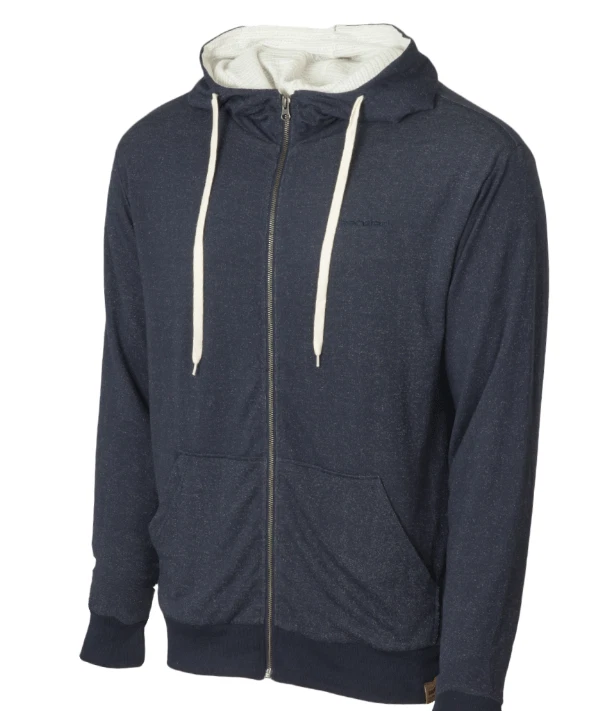 Banded Glacier Mountain Full-Zip Hooded Sweater B1230005 — 第 1/1 张图片