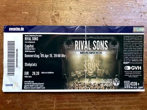 Rival Sons March/April European Tour Ticket 2015, Capitol Hannover - Bild 1 von 1