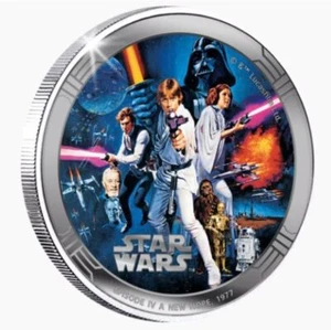 Star Wars Münze ~ A New Hope ~ Silber 333/1000 incl. Zertifikat / Münzkapsel - Bild 1 von 4