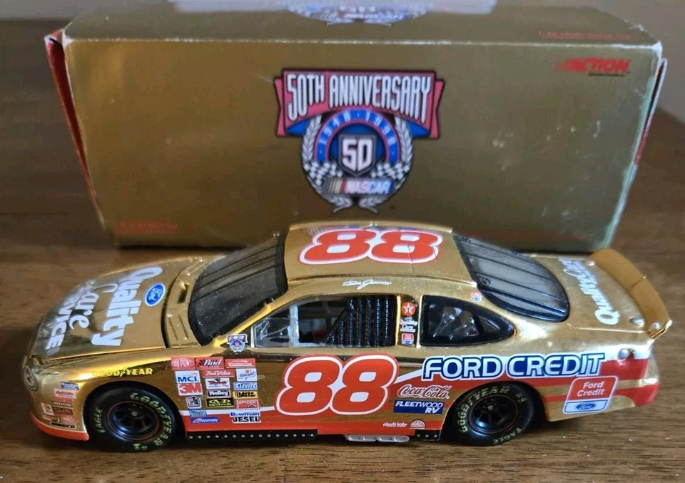 Vintage NASCAR 50th Anniversary Dale Jarrett #88 Quality Care Dicast 1 OF 700  - Image 1 of 4