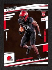 Jerome Ford 2022 Prestige Rookie Card 374 Cleveland Browns Cincinnati Bearcats