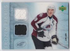 2007-08 Upper Deck Ice Frozen Fabrics Patches #FF-SA Joe Sakic Avalanche 15/25