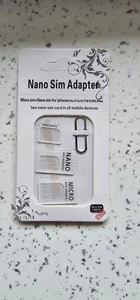 Kit adaptador tarjeta nano sim noosy 4 en 1 - Imagen 1 de 2