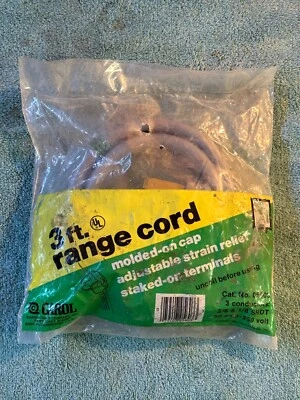 Cordón de 3 pies Carol Cat. No. 05603 3 Conductores 2/6 y 1/8 SRDT 50Amp 250V Foto 1 de 4