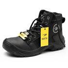 Men's Breathable Durable Steel-Toe Safety Shoes Anti-Smash Waterproof Boots
