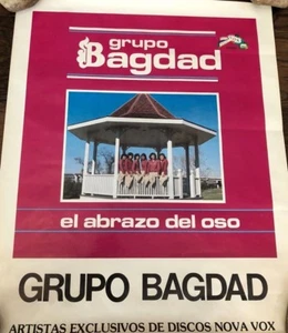 GRUPO BAGDAD EL BRAZO DEL OSO PÓSTER DISCO DISCO NOVA VOX 15"" X 18"" TEJANO - Imagen 1 de 1
