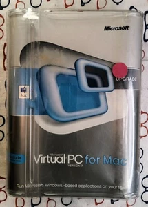 Microsoft Virtual PC For Mac Version 7 Upgrade Edition CD-ROM Complete Copy - Picture 1 of 6