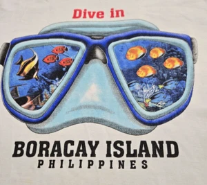 Scuba Diving Tank Top T-shirt Boracay Island Philippines Tank Top med/large - Picture 1 of 7
