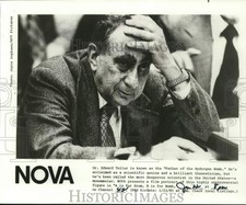 1980 Press Photo Dr. Edward Teller on "NOVA" PBS Series - lrp67745
