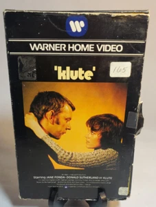 Klute Warner Home Video Betamax Tape 1971 Beta (NOT VHS) Gatefold Box - Picture 1 of 12