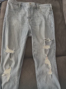 Womens Hollister Ultra High Rise Jean Legging Advanced Stretch Size 17L W33 L30 - Picture 1 of 5