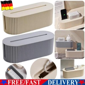 Kabelbox Kabelmanagement-Box Steckdosenbox Kabelsammler Kabelaufbewahrung NEU - Afbeelding 1 van 13