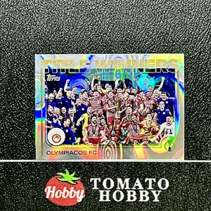 TOPPS UEFA CLUB COMPETITIONS 2024-25 TITLE WINNERS FlowFractor OLYMPIACOS FC - Picture 1 of 2