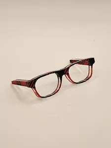 Red plaid Melvin Funko Pop Acrylic glasses for customizing custom parts - Picture 1 of 8