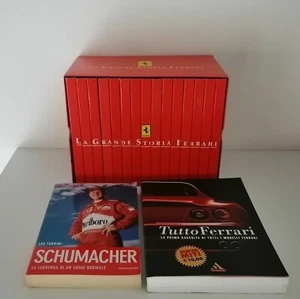 FERRARI (LOTTO) - BOX 15 DVD LA GRANDE STORIA FERRARI, SCHUMACHER TUTTO FERRARI - Foto 1 di 6
