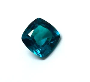 Cushion Cut Most Rarest 11.50 CT Indicolite Sea Blue Tourmaline Loose Gemstone - Picture 1 of 7