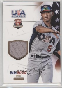 2014 USA Baseball Box Set Collegiate National Team Jerseys /99 Mark Mathias #15