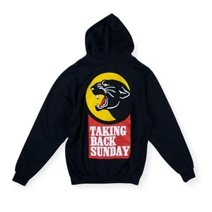 Taking Back Sunday Vintage Y2K Tour Panther Zip Up Hoodie Jacket M - Picture 1 of 7