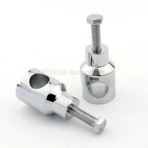 Elevadores de manillar de motocicleta de 1" aptos para Harley Davidson Dyna Sportster Softail - Imagen 1 de 7