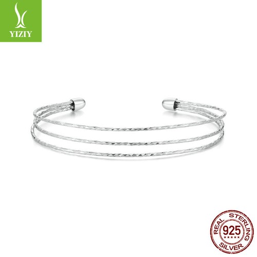 VALENTINO Bracciale Moda Unico Donna Argento 925 Semplice Multistrato Bracciale Regali Gioielli