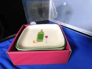 SET OF FOUR TAG APPETIZER PLATES - Picture 1 of 6