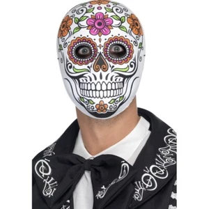 Totenkopfmaske La Catrina Mexikanische Totenmaske Tag der Toten Halloweenmaske - Bild 1 von 1