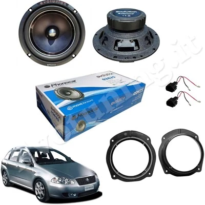 PHONOCAR EVOTUNING Kit 2 Casse Altoparlanti Phonocar Woofer Anteriori o Posteriori per Fiat CROMA