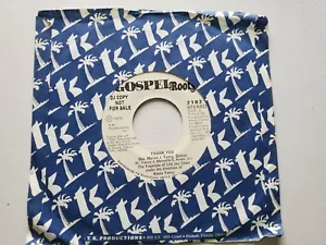 MARVIN YANCY - Thank You 1979 GOSPEL SOUL R&B 7" Promo (NM-) - Imagen 1 de 2