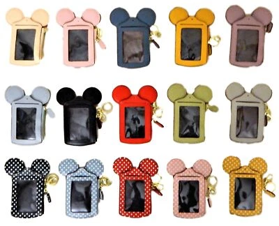 Mickey Mouse Inspired Wallets / ID Holders with Lanyard ~ Huge Selection ~ NEW - Image 1 of 3