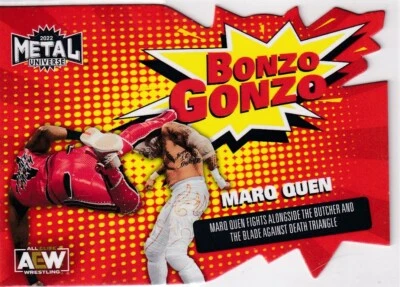 2022 Skybox AEW Metal Universe Bonzo Gonzo Insert #BG-9 Marq Quen - Image 1 of 2