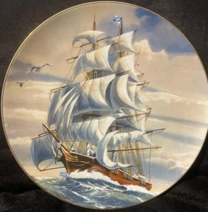 classic tall sailing ships collectors plate DANBURY MINT (The Sea Witch) no box - Picture 1 of 2