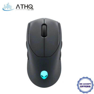 Alienware Tri-Mode Wireless Gaming Mouse 26000 DPI RGB 140-Hour Battery - Image 1 of 4