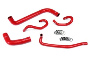 HPS Red Silicone Radiator + Heater Hose Kit Coolant OEM Replacement 57-1425-RED - Picture 1 of 4