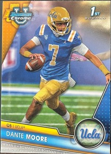 2023 Bowman Chrome University Football #133 Dante Moore 1st Bowman