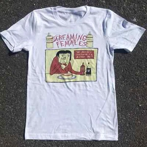 Screaming Females Band Album short sleeve white color shirt KV34275 - Picture 1 of 3