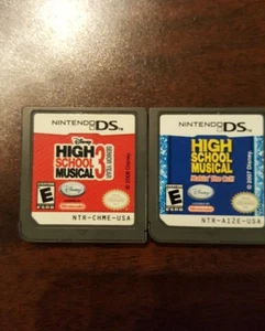 2 Disney High School Musical Games Making the Cut & Senior Year Nintendo DS - Picture 1 of 2