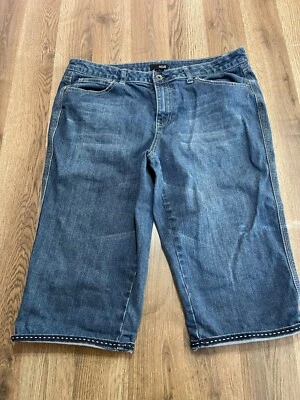 A New Approach a.n.a Pants, Women's Size 14, Blue, Denim, Capri - Изображение 1 из 4