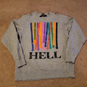 BLVCK SCVLE SWEATSHIRT GRAY SZ LARGE - Picture 1 of 5