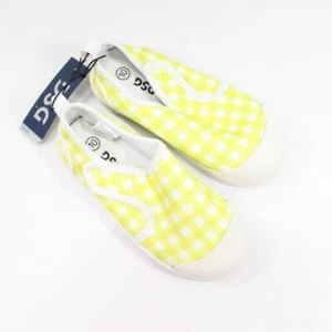DSG Dick's Sporting Goods Youth Toddler Girls Slip On Sneakers Size 10K Yellow - Picture 1 of 7