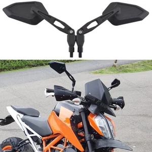 Foldable Motorcycle Rearview Wing Mirrors For 1290 690 390 125 250 790 890 Sport - Picture 1 of 11