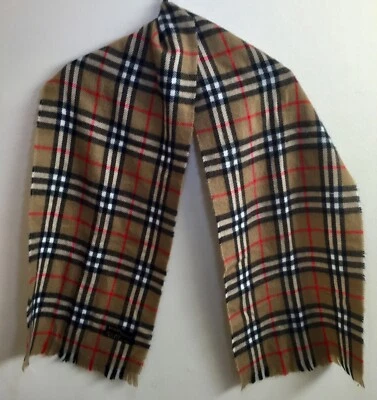 Vintage Wool Touch Plaid Nova Check Scarf Made In Korea - Image 1 of 4