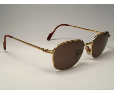 Cartier Vintage Sunglasses Ultra Rare Gold Plated  56MM France 1990 Sunglasses - Image 1 of 4