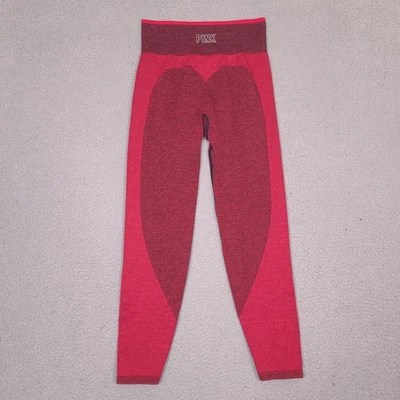 Victoria’s Secret Pink Women's Medium Red Seamless Tight Active Leggings - Image 1 of 4