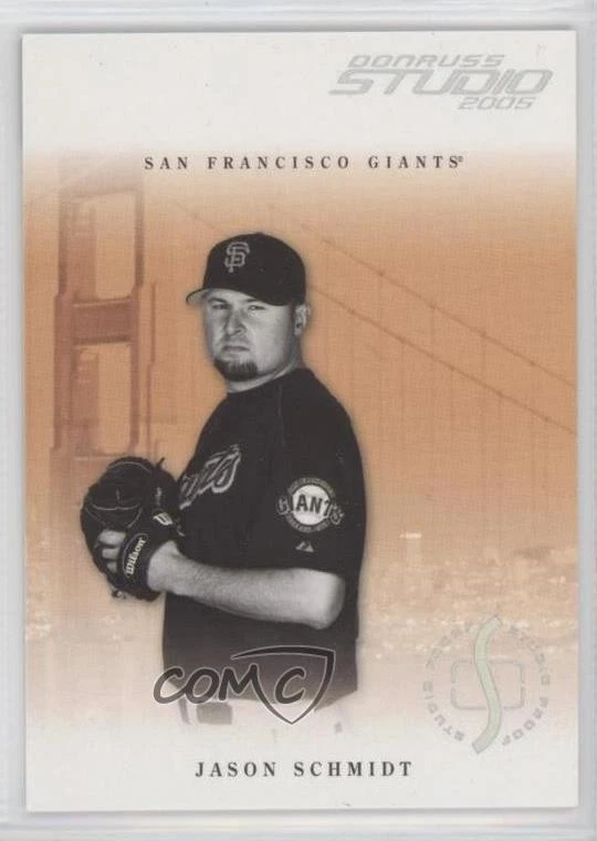 2005 Donruss Studio Proofs Silver /100 Jason Schmidt #241 - Image 1 of 2