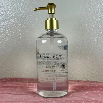 Sand + Fog Sweet Honey Scented Hand Soap Bottle Gold HONEY BEES  Pump 15.7oz - Image 1 of 4