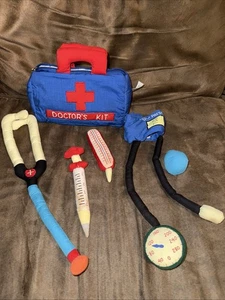 Vintage Cloth Pretend Doctors Set By Alma’s Designs - Picture 1 of 19