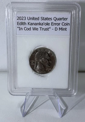 2023 United States Quarter - American Women’s Program - Edith Kanaka’ole - Error - Image 1 of 4