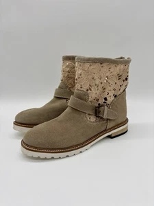 Joe Browns Beige Suede / Lace Ankle Boots - UK Size 6 - New - Picture 1 of 9